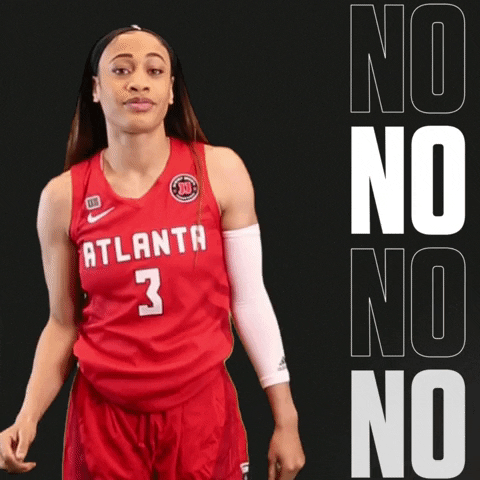 No Way Basketball GIF by Atlanta Dream
