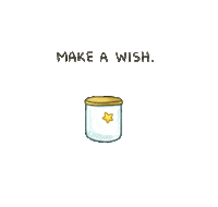 Glow Make A Wish Sticker