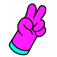 Hand Peace Sticker