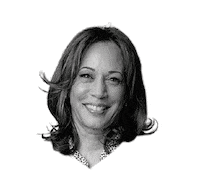 Kamala Harris Democrat Sticker by Clarín