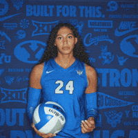 Ncaa Volleyball Go Cougs GIF by BYU Cougars