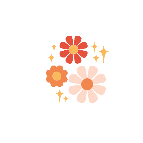 Flowers Sparkle Sticker