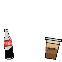 Coke Sticker by Gulu Gulu Cheese Tea