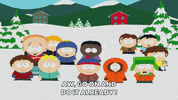 eric cartman crowd GIF by South Park 