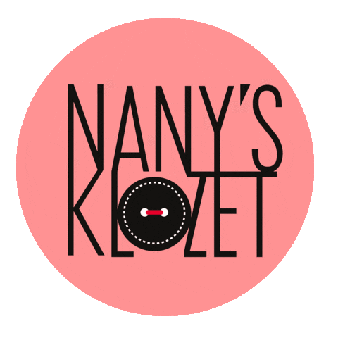 nanysklozet giphyupload logo fashion style Sticker