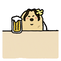 cjenmtvn beer potato tvn 맥주 Sticker