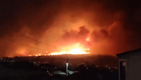 Raging Wildfire Forces Evacuations in Northern Greece