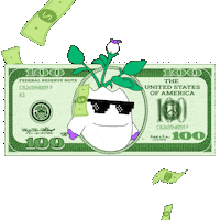 To The Moon Money Sticker by Magic Eden