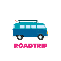 Bus Roadtrip Sticker by VoyTuristeando