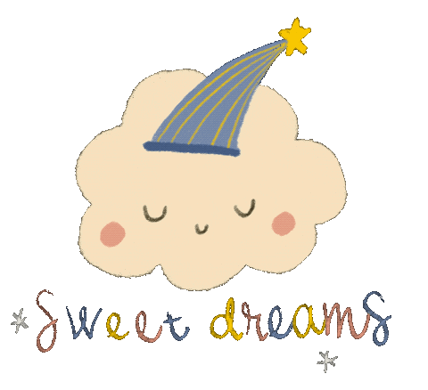 Sleepy Sweet Dreams Sticker by Kooky Chooky