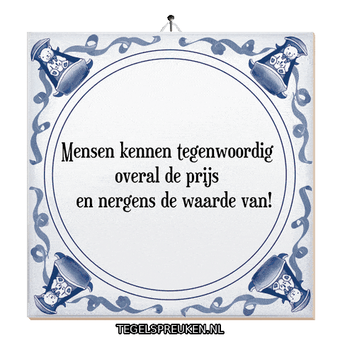 Leven Verandering Sticker by Tegelspreuken.nl