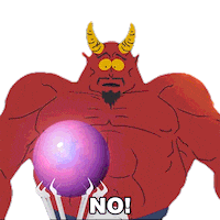 Oh No Satan Sticker by South Park