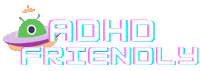 adhd-powered adhd neurodivergent adhdpowered adhd friendly Sticker