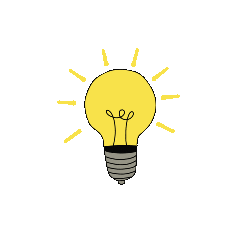 Lightbulb Think Sticker by ViNN:Lab