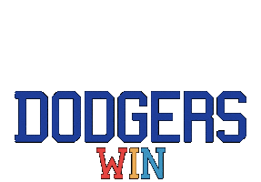 La Dodgers Win Sticker by Los Angeles Times