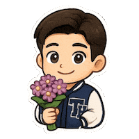 One Tree Hill Flowers Sticker