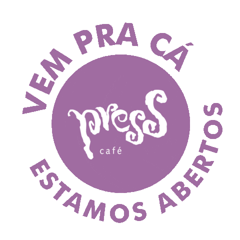 Cafe Sticker by Grupo Press