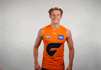 Happy Lachie Whitfield GIF by GIANTS