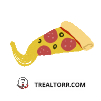 Real Estate Pizza Sticker by Trealtorr