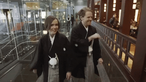 Ellen Page Japan GIF by GAYCATION with Ellen Page and Ian Daniel