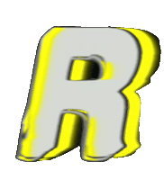 Glitch Alphabet Sticker by #BASILIO