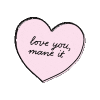 Heart Love Sticker by Mane