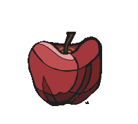 vonallabor apple fruit magyar harvest Sticker