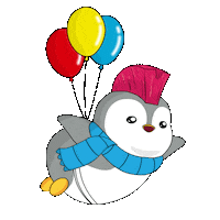 Flying On My Way Sticker by Pudgy Penguins