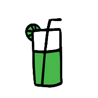 Drink Bar Sticker by Royaume du Web