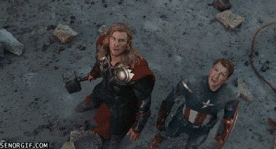 Captain America Win GIF