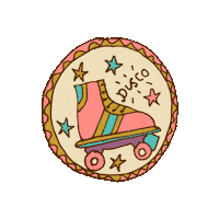Disco Skating Sticker by Bestival