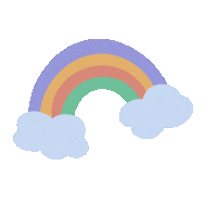 Pink Rainbow Sticker