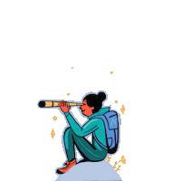 Skiing Climbing Sticker by Basecamp Shop