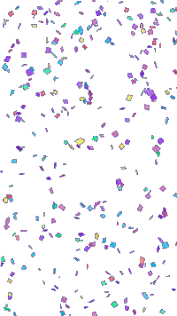 Happy Birthday Rainbow Sticker