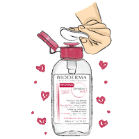 Skin Care Love Sticker by Bioderma Middle East