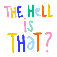 Come On What Sticker by Lavilletlesnuages