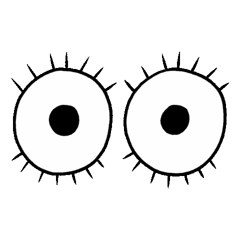 Black And White Face Sticker