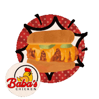 babaschicken spicy babas hotchicken nashvillehotchicken Sticker