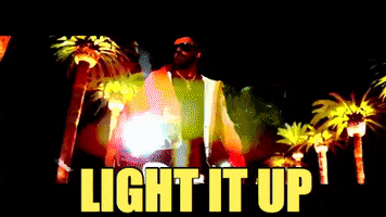 DreiRos music night lit bag GIF