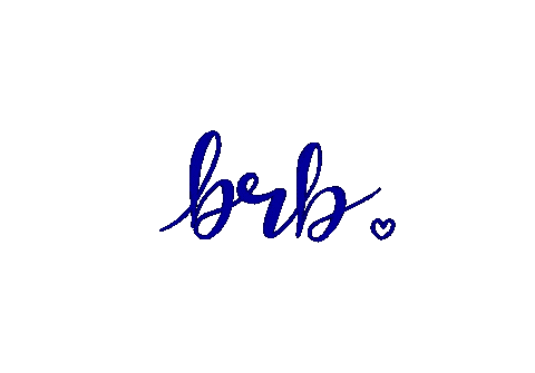Be Right Back Brb Sticker