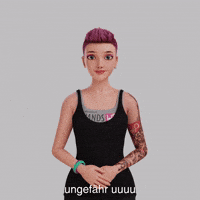 Avatar Gebärdensprache GIF by Sign Time - SiMAX