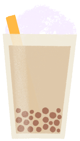 Bubble Tea Coffee Sticker