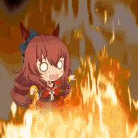 Chibi Burning GIF