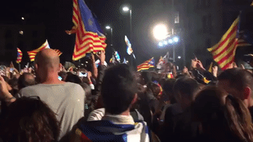 Catalan Nationalists Celebrate as Secession Question Comes to the Fore