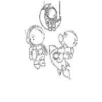 Endonauta endonauta astronauta endonauta equipe endonauta Sticker