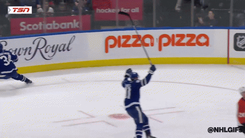 Toronto Maple Leafs Goal GIF by NHL