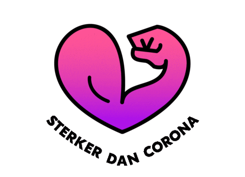 SterkerDanCorona giphyupload covid flex corona Sticker