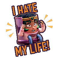 Marvel I Hate My Life Sticker by HULU