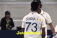 Travis Head Siraj GIF