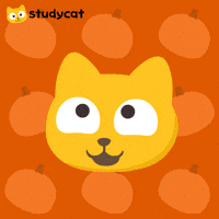 Excited Jack O Lantern GIF by Studycat language learning for kids